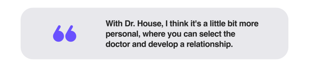Dr. R. Chandler on what made him want to practice with Drhouse
