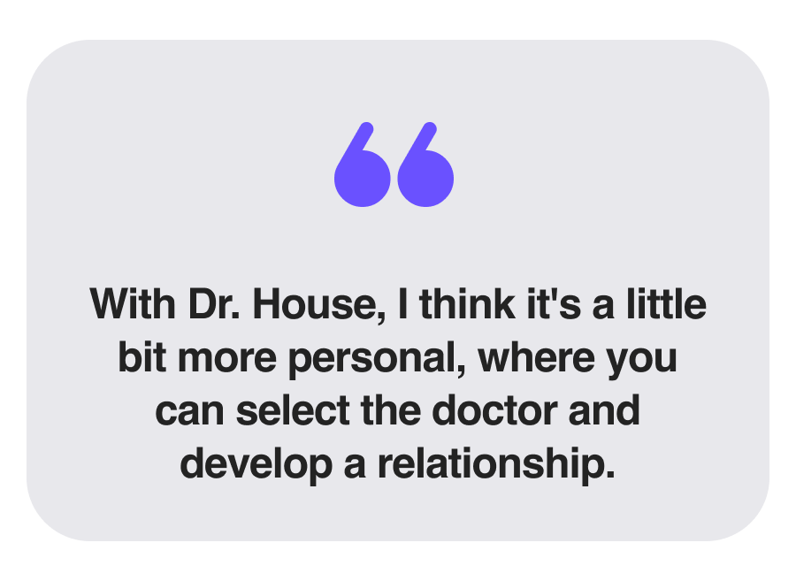 Dr. R. Chandler on what made him want to practice with Drhouse